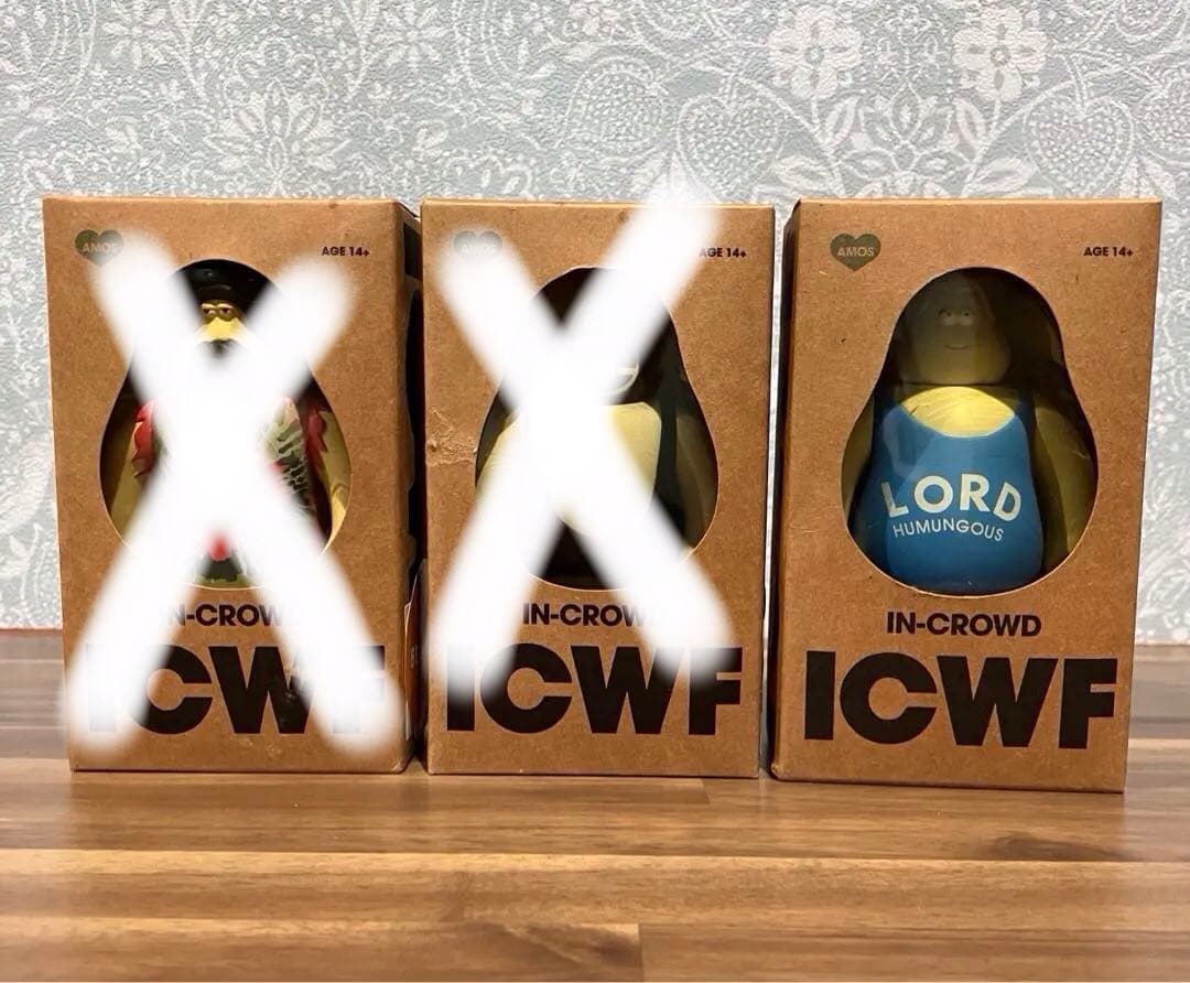 【希少】　amos toy ICWF フィギュア　3体　セット