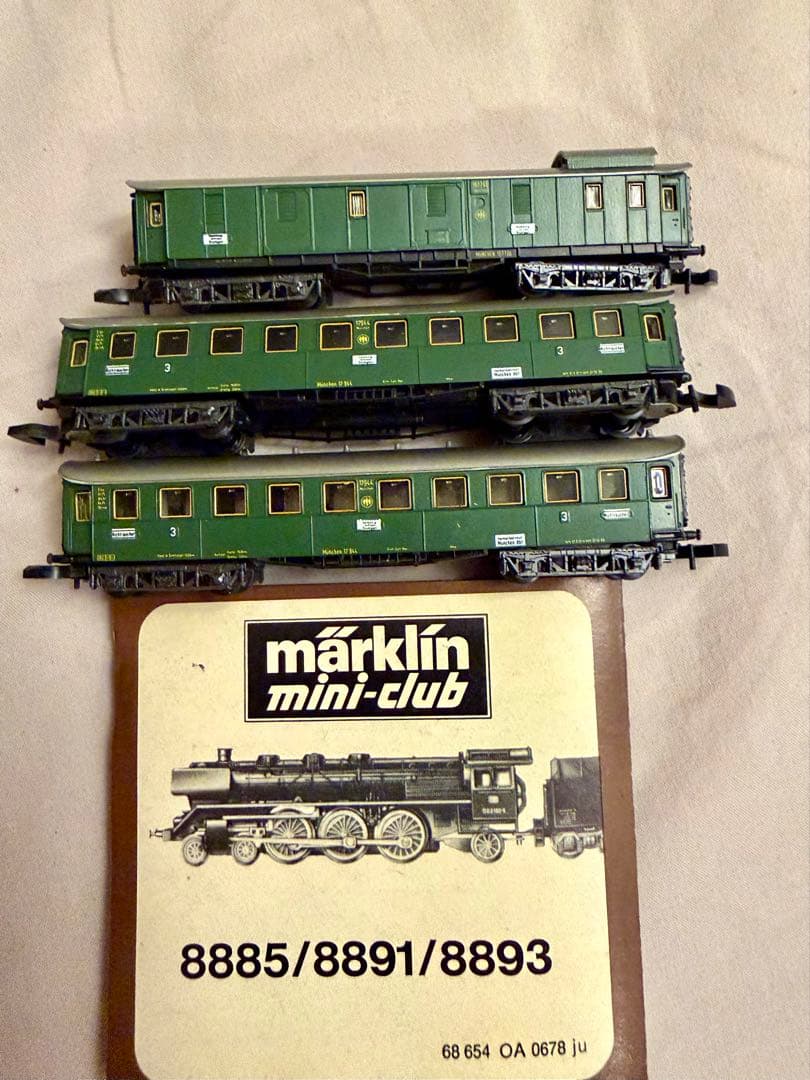 セットの機関車無し】メルクリン ミニクラブ8100セット 西ドイツ製