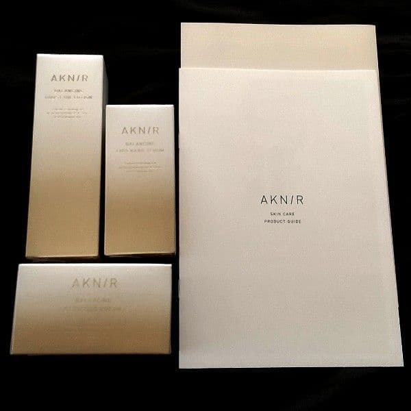AKNIR モイスチャーパック3点セット 化粧水・美容液・クリーム
