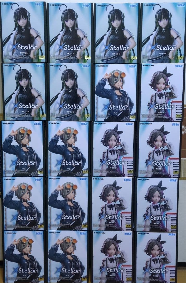 ガールズバンドクライ フィギュアまとめ売り ガールズバンドクライ フィギュア4箱セット XStellar 新品未開封