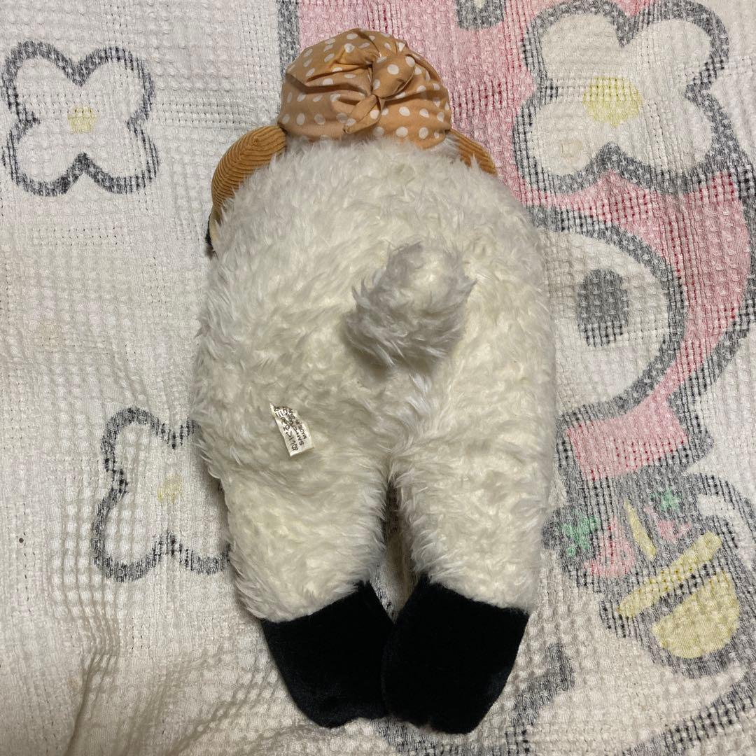 昭和レトロ ぬいぐるみの三英 ひつじ ぬいぐるみ 中古品