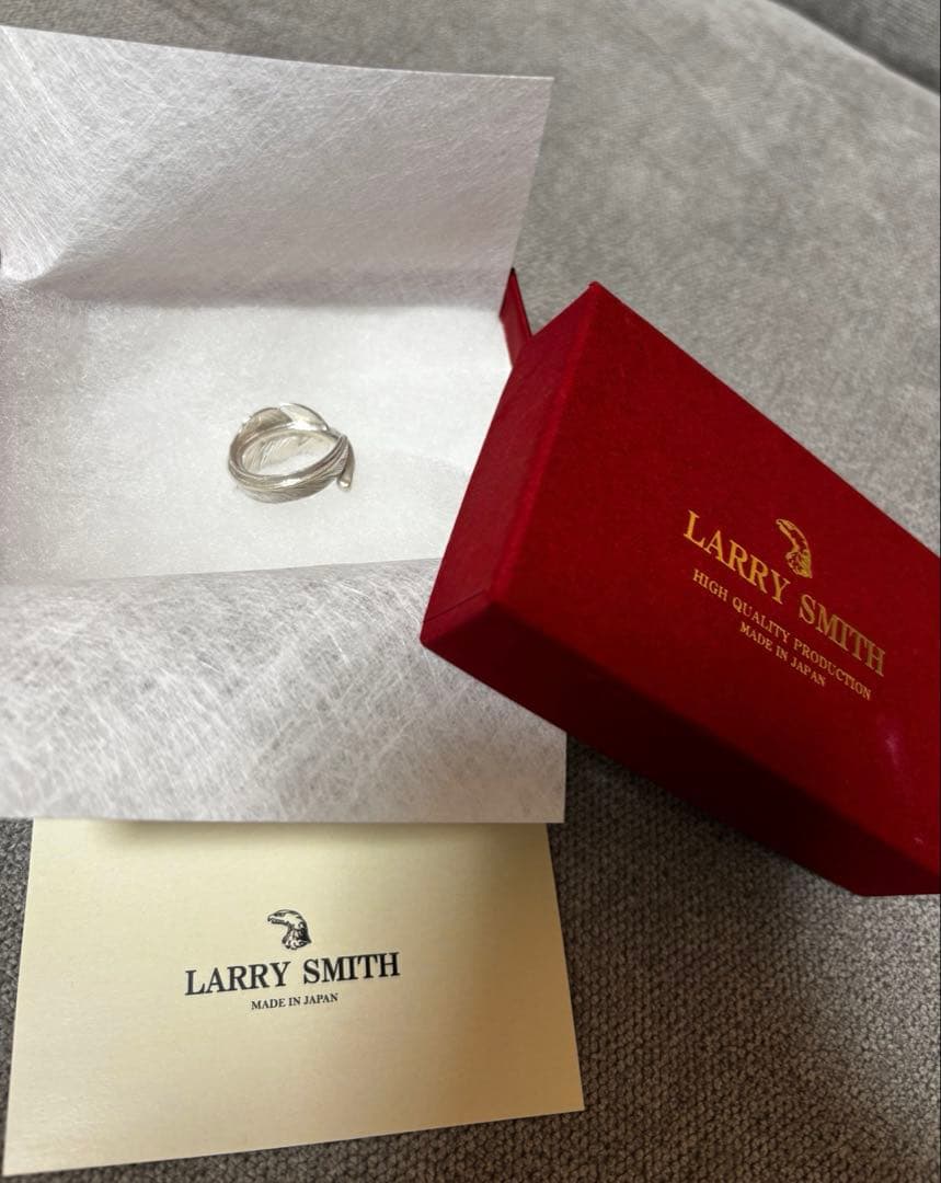 タイムセール　LARRY SMITH KAZEKIRI FEATHER RING