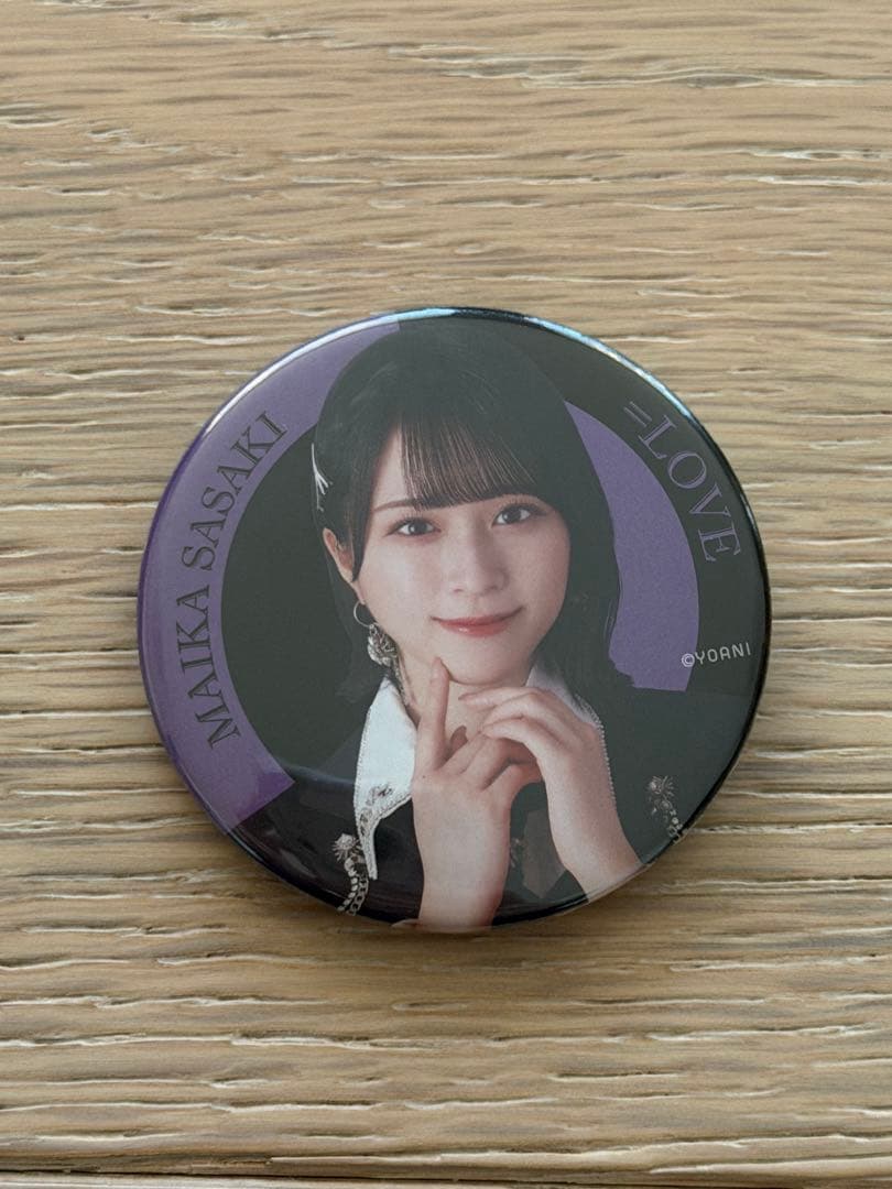 佐々木舞香 缶バッジ 呪って呪って イコラブ - メルカリ