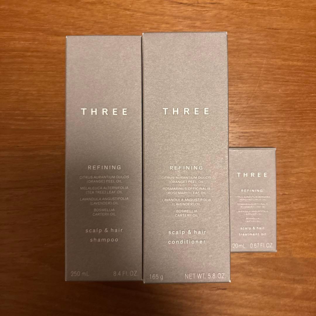 THREE リファイニング シャンプー ＆ コンディショナー セット