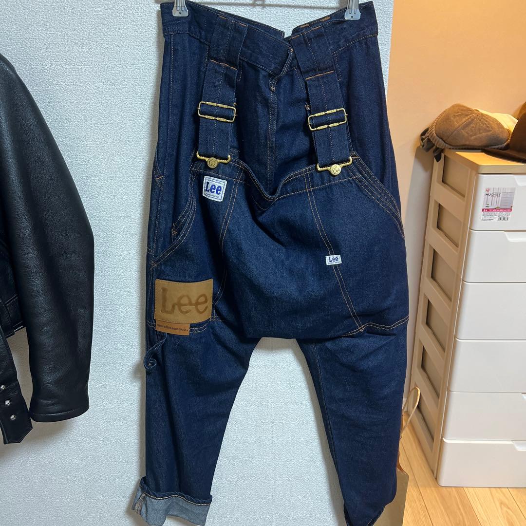 Lee サスペンダー付きデニムパンツ S