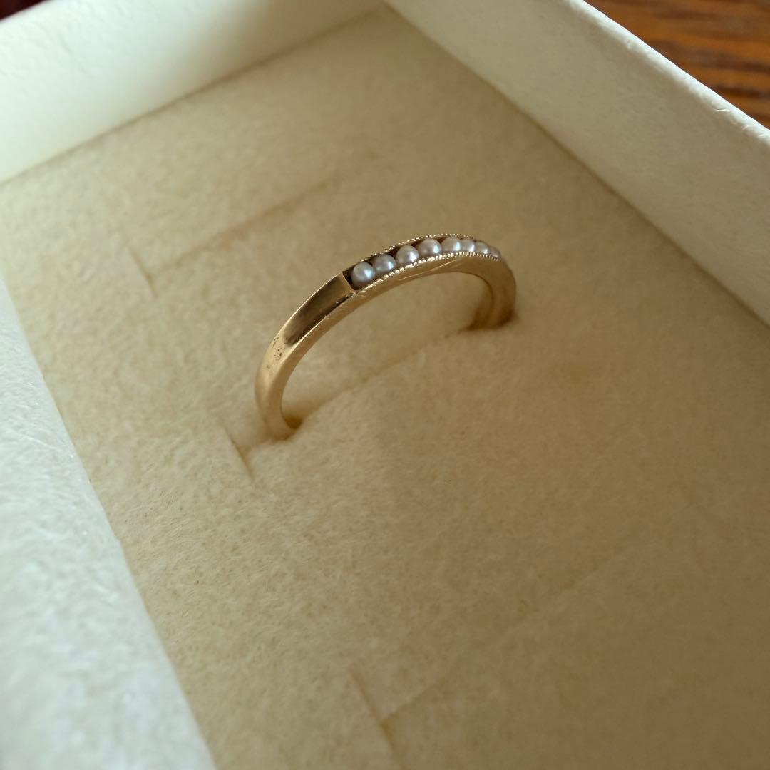 sowi シードパール ハーフエタニティリング K10 6号 - メルカリ