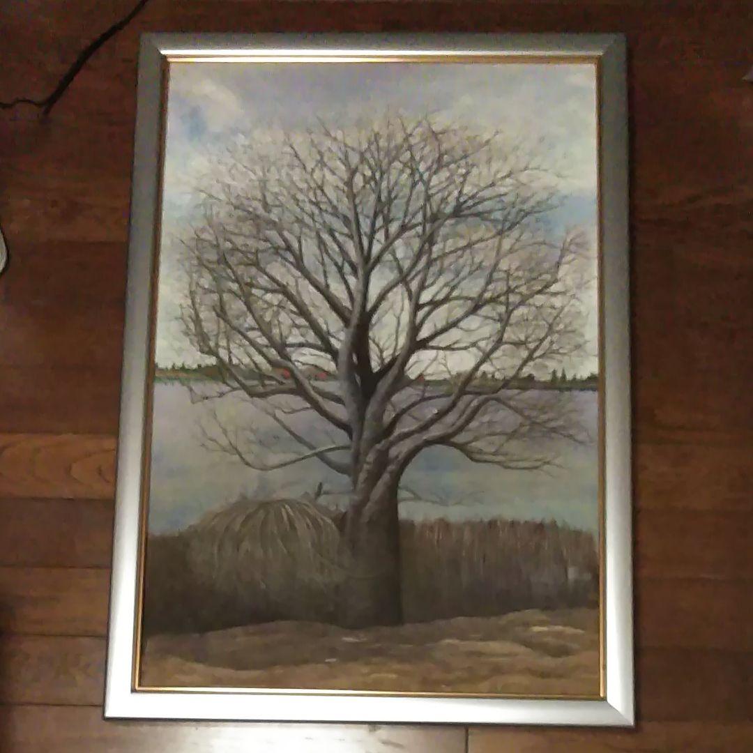 日本画(23)　一本の木