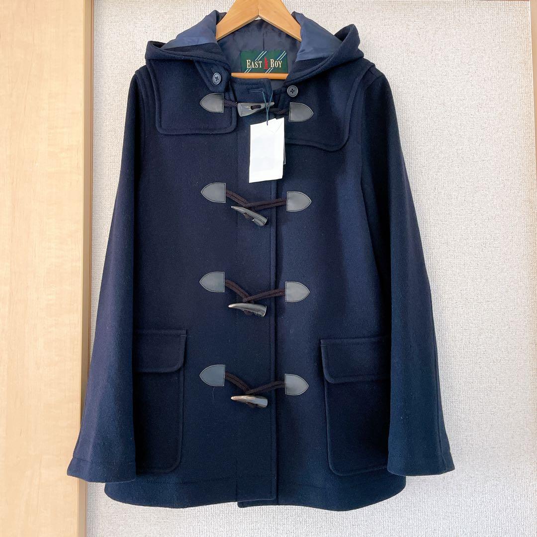 未使用品 3.2万円 イーストボーイ ダッフルコート 紺