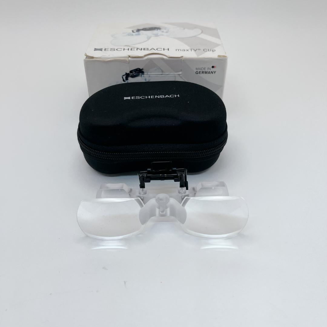 ESCHENBACH メガネタイプルーペ maxTV クリップ 1624-4