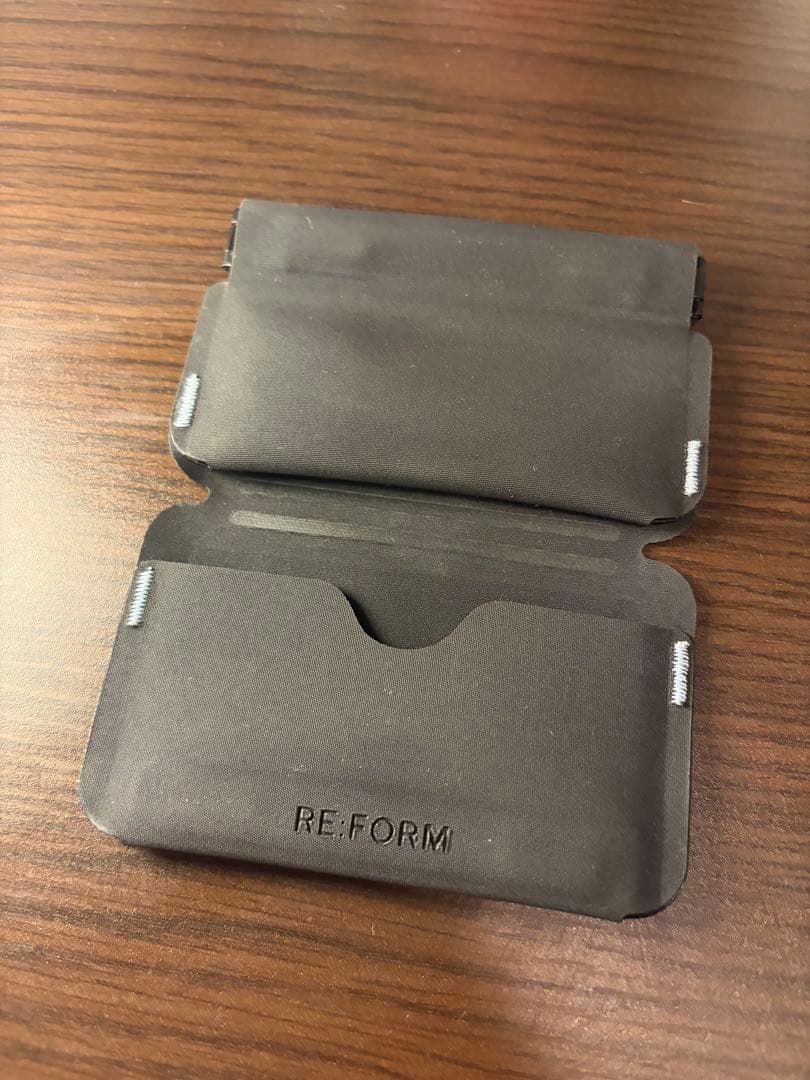 RE:FORM REFORM RE:01 小銭入れ 財布 ブラック ケース