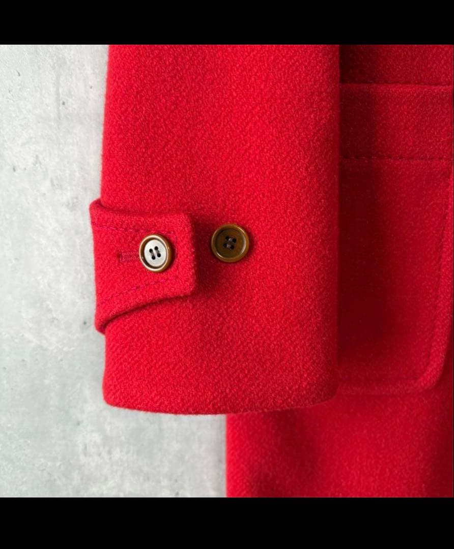 やっぱりかわいい‼️ホームスパン☆ヘビーメルトンロングダッフル