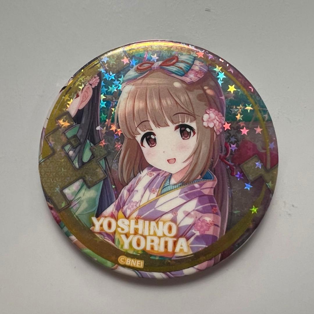 【希少品】依田芳乃 ホログラム シンデレラガールズ 東急ハンズ 缶バッジ