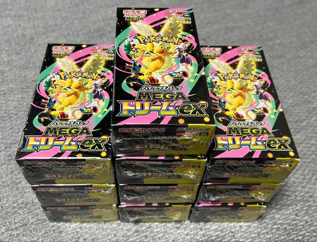 シュリンク付きポケモンカードMEGA ハイクラスパック ドリーム ex 18個
