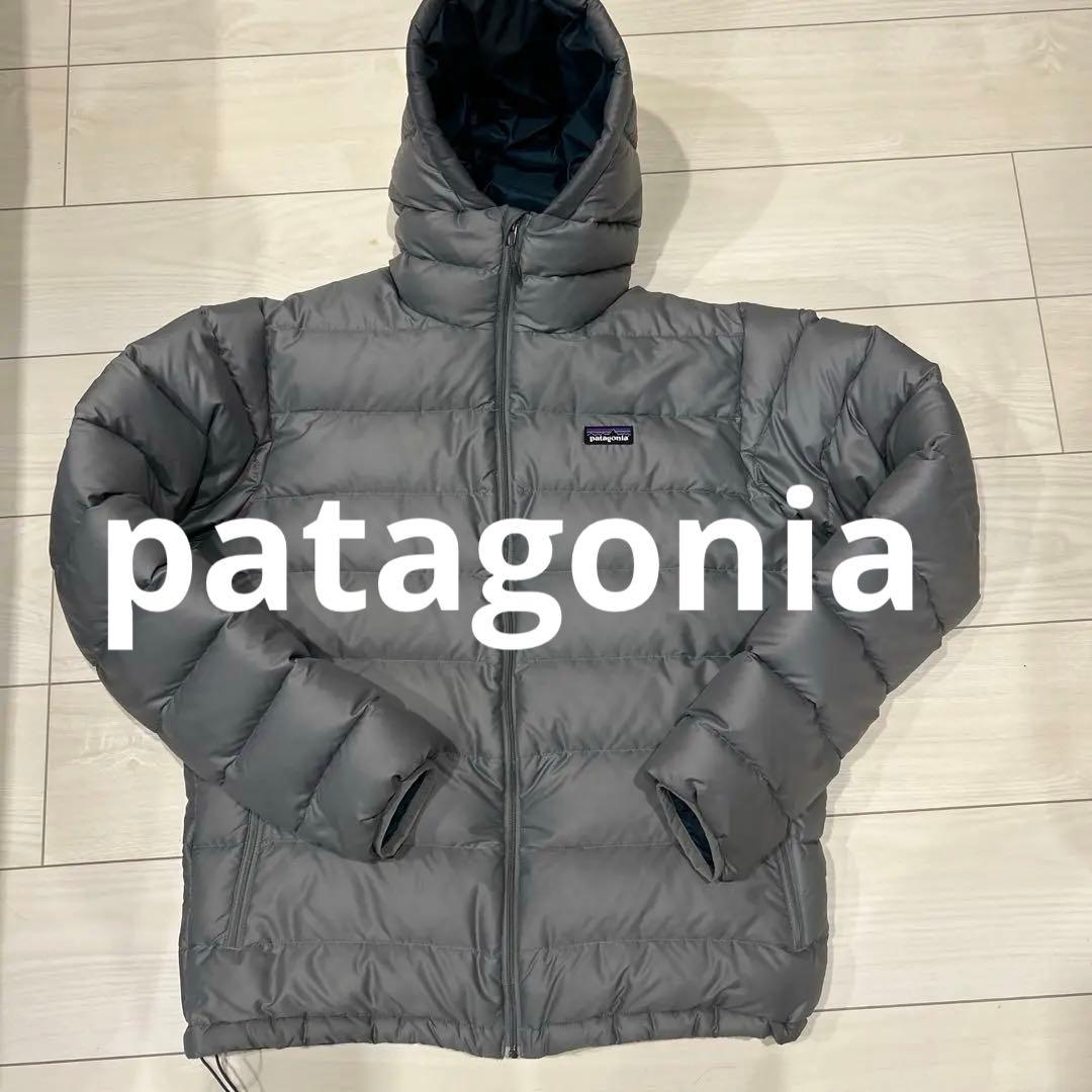 FA13 パタゴニア ハイロフトダウンセーター フーディ M ニッケル