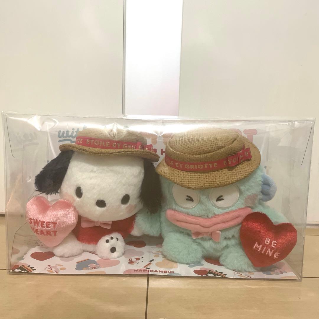 ETOILE ET GRIOTTE ポチャッコ×ハンギョドン ぬいぐるみ クロミ ポチャッコ ハンギョドン シナモロール 入学 卒業 合格 電報