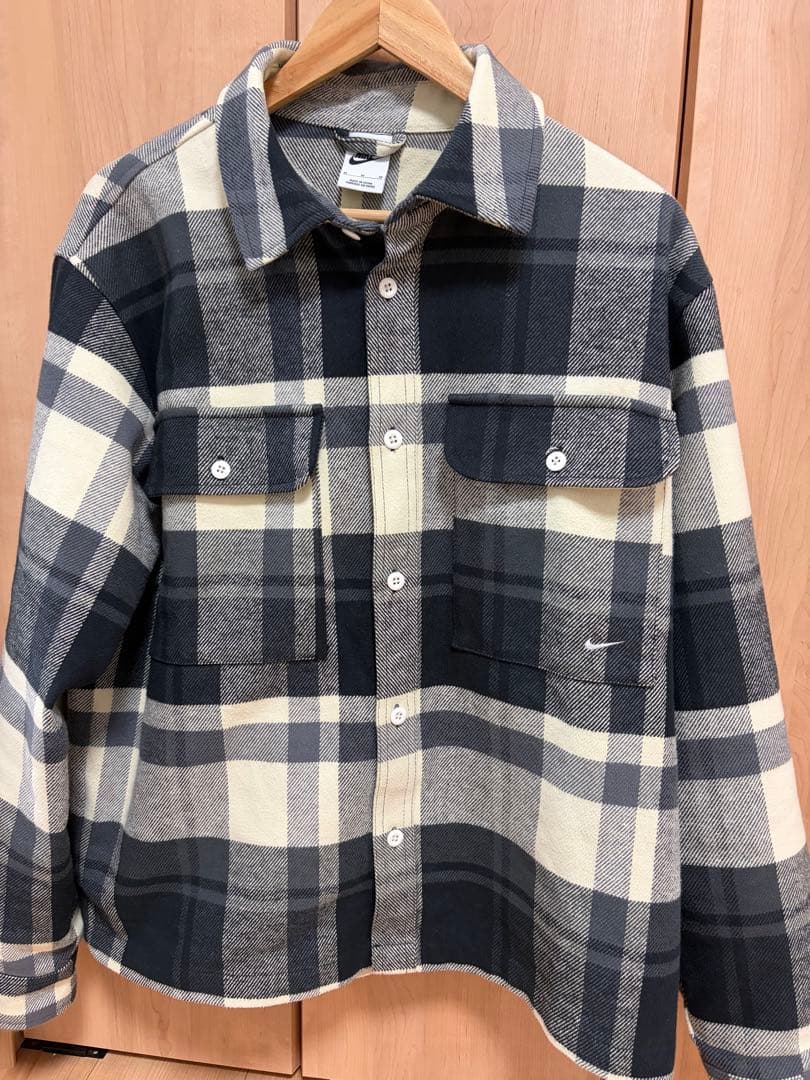 Nike チェック柄フランネルシャツ Mサイズ Nike ナイキ チェック柄フランネルシャツ Mサイズ - メルカリ