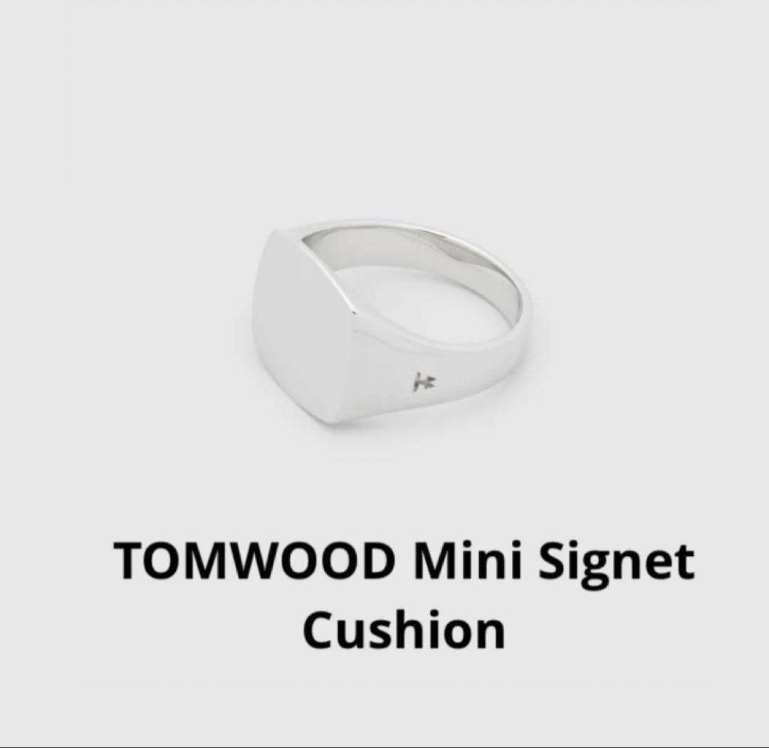 TOM WOOD Mini Signet ピンキーリング　小指 Mini Signet Cushion - Tom Wood Project Official Online Store