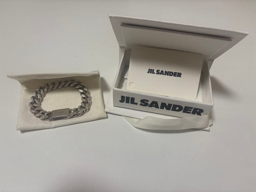 JIL SANDER ロゴチェーンブレスレット