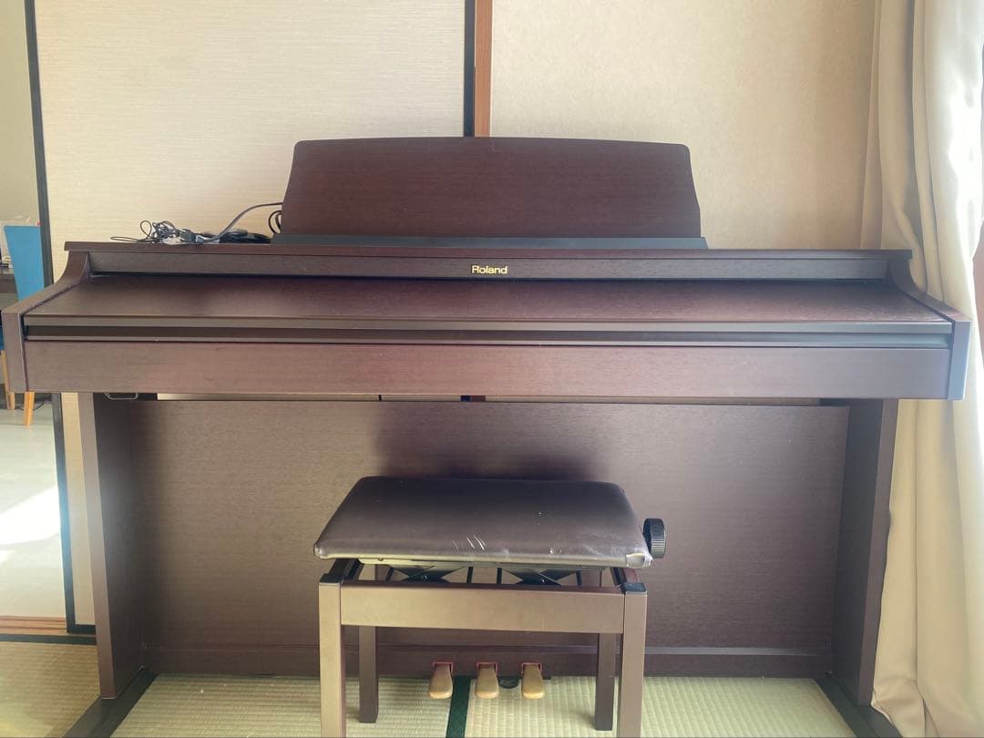 完動品すぐ発送 Rolandデジタルピアノ88鍵盤 ダークブラウン08年製(送料