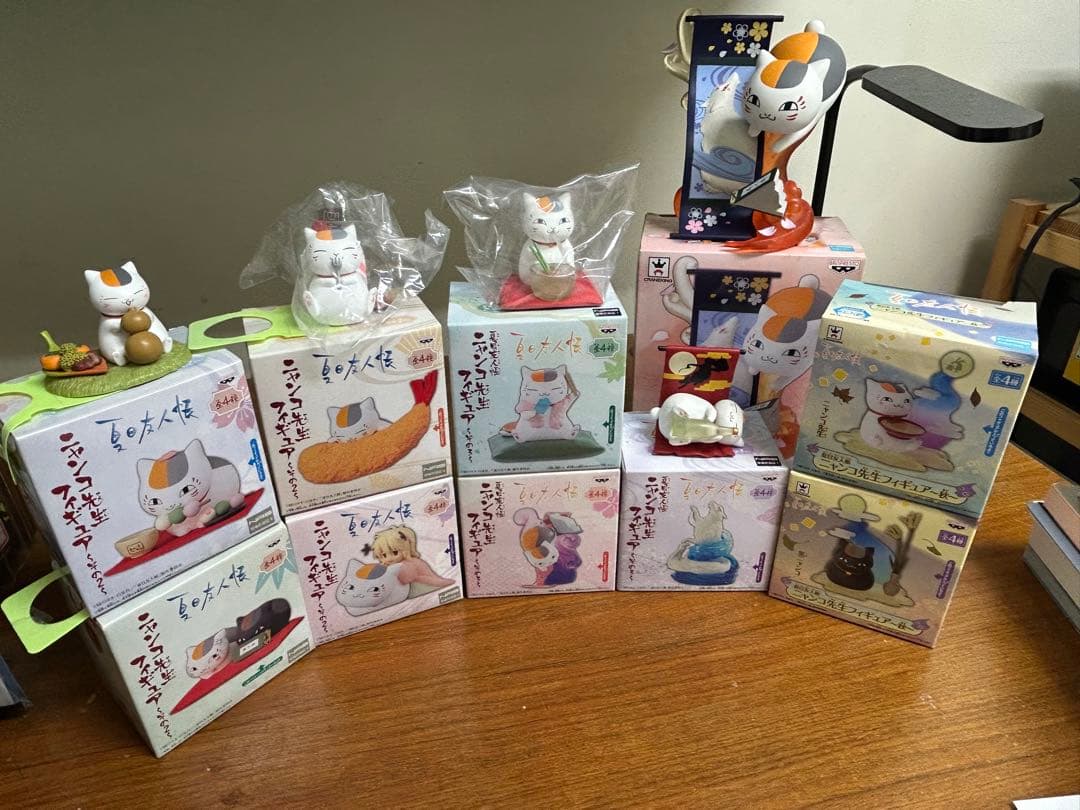 にゃんこ先生　クレーンゲーム限定フィギュア　14点