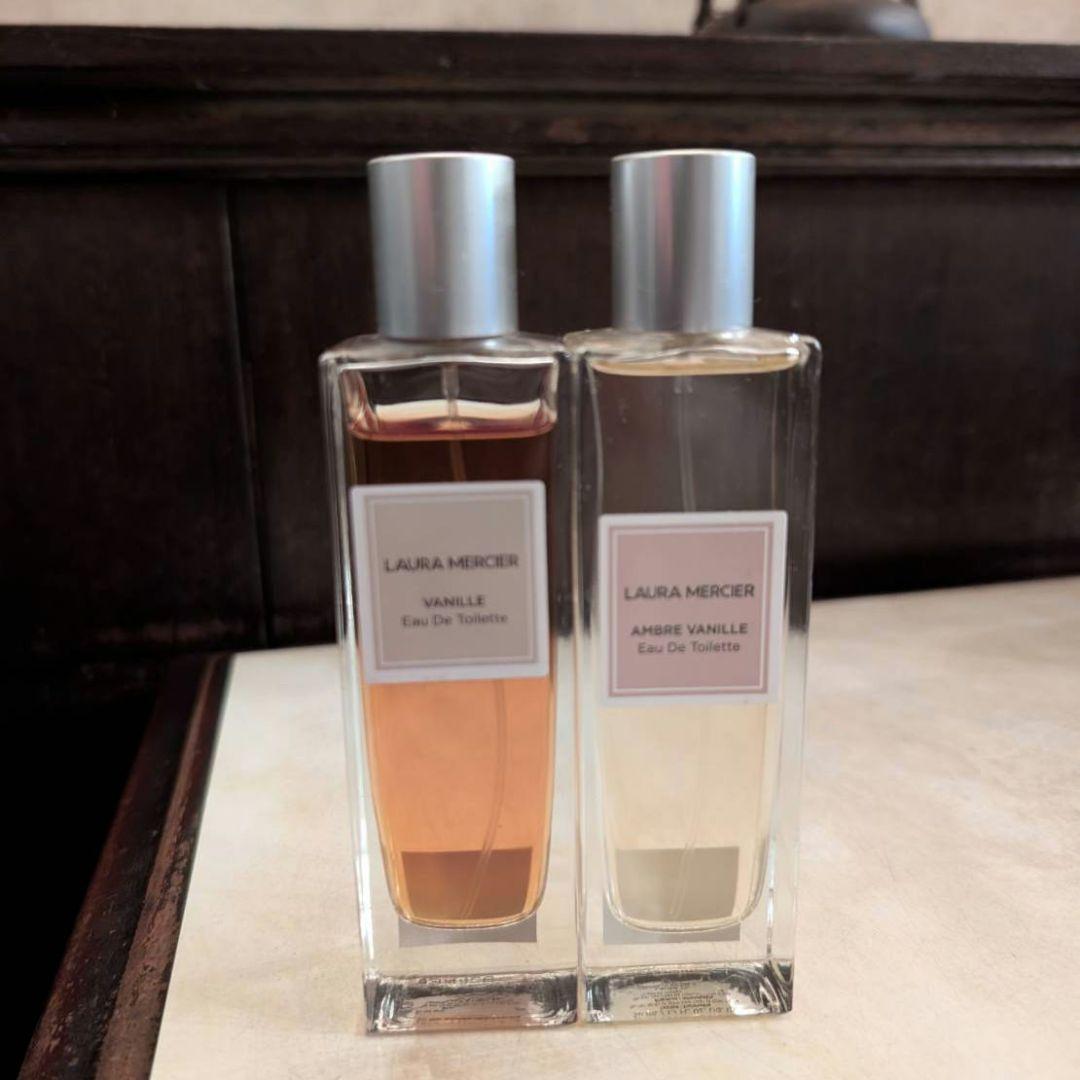2本 LAURA MERCIER AMBRE VANILLE 、VANILLE