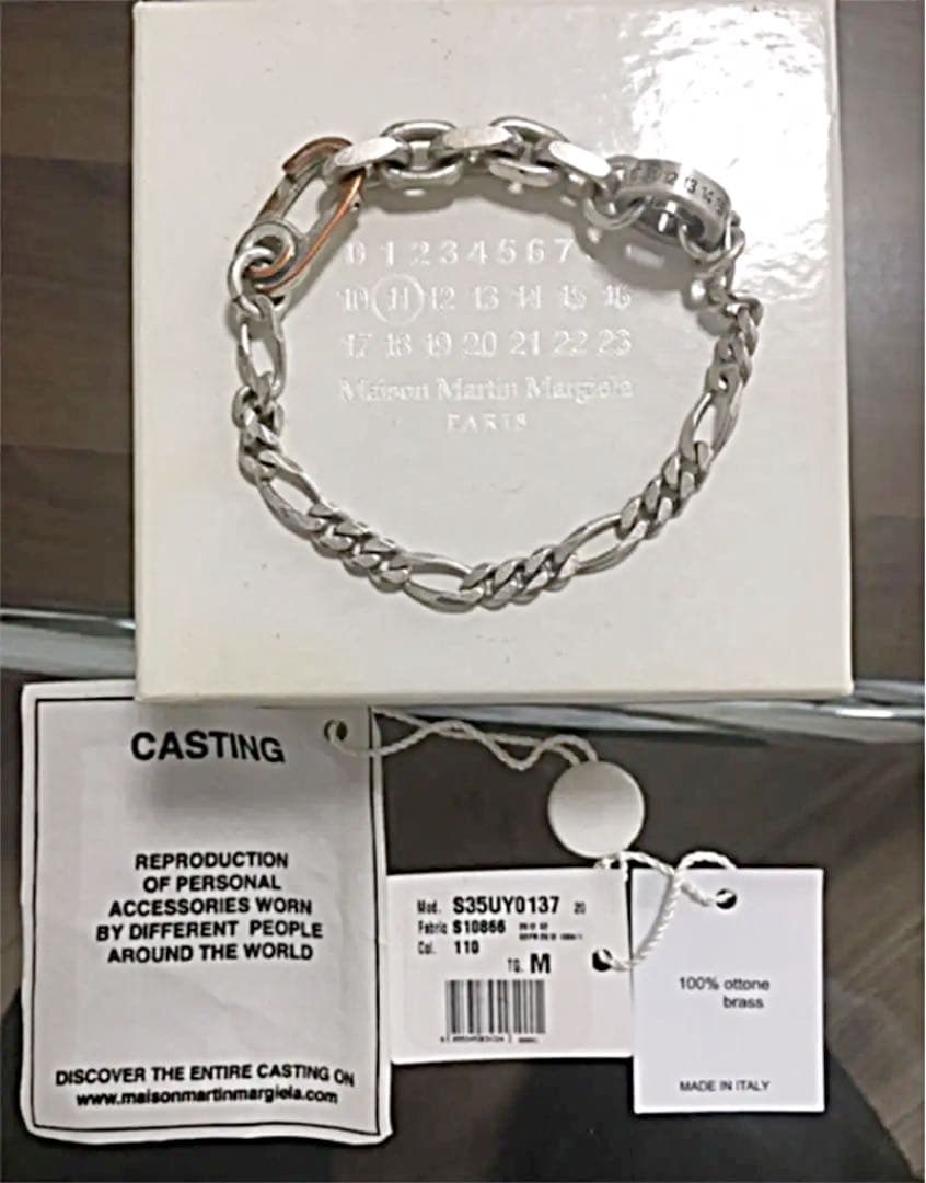 クレッシェンドブレスレット全長21センチ刻印なし S11591663