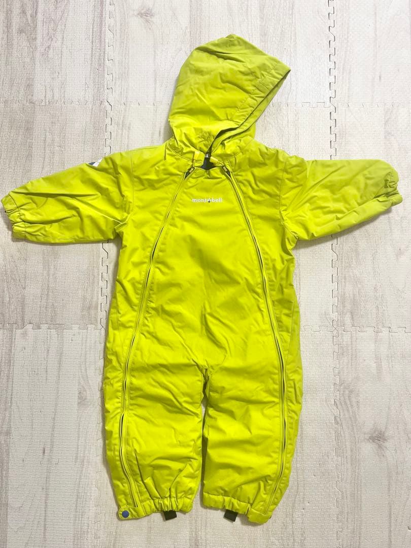 montbellモンベル　ベビー パウダーカバーオール　サイズ80 男女兼用
