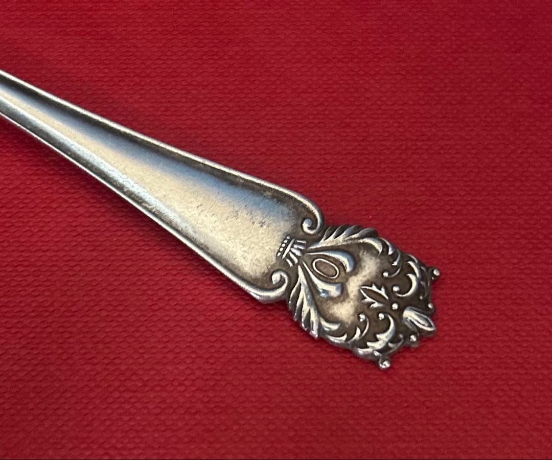 SILVER】資生堂 永年勤続記念マーク入りスプーン