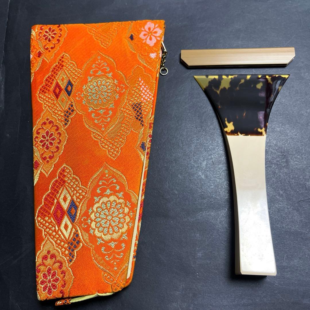 【和尚】津軽三味線　鼈甲　撥　バチ　開き約9cm