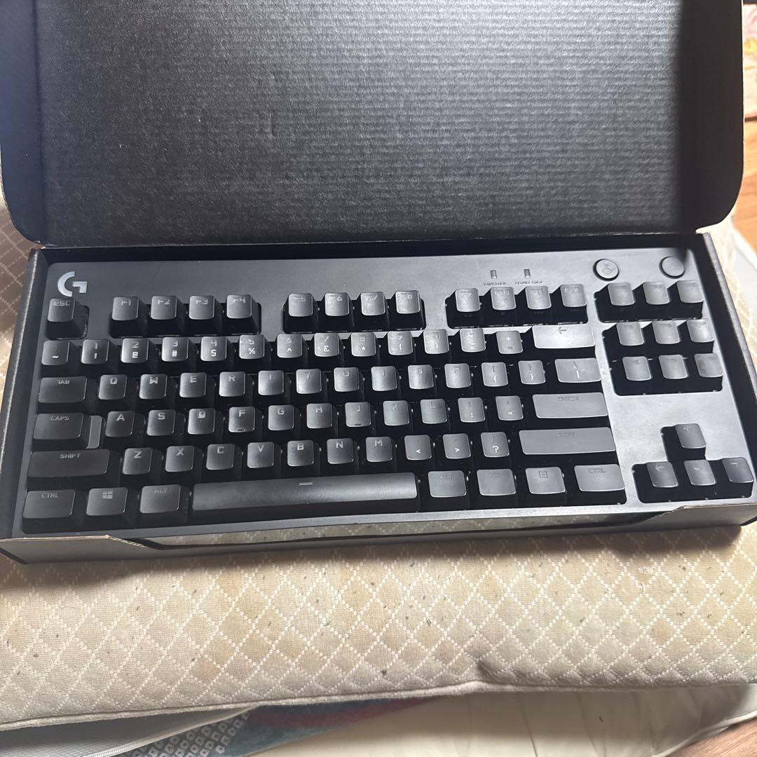 Logicool GPRO X 赤軸&茶軸セット　ゲーミングキーボード 全キースイッチを交換可能な10キーレスキーボード「Pro X Keyboard