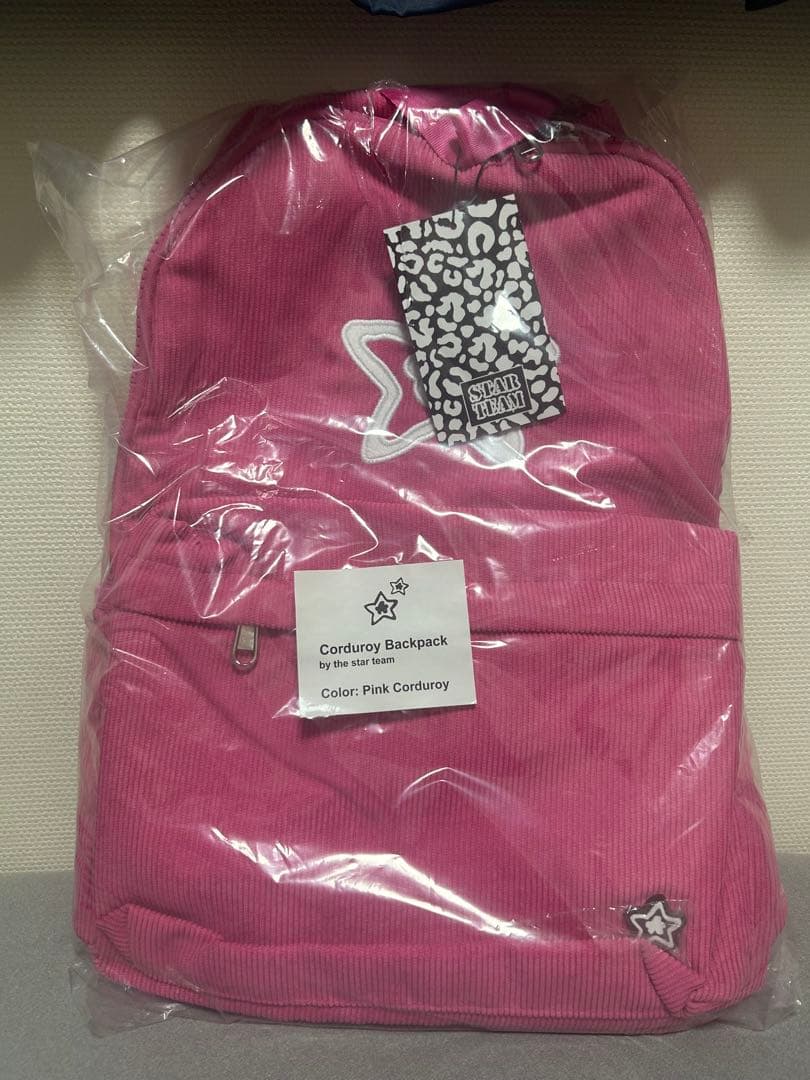 新作　starteam リュック　pink ピンクコーデュロイ　fti punk