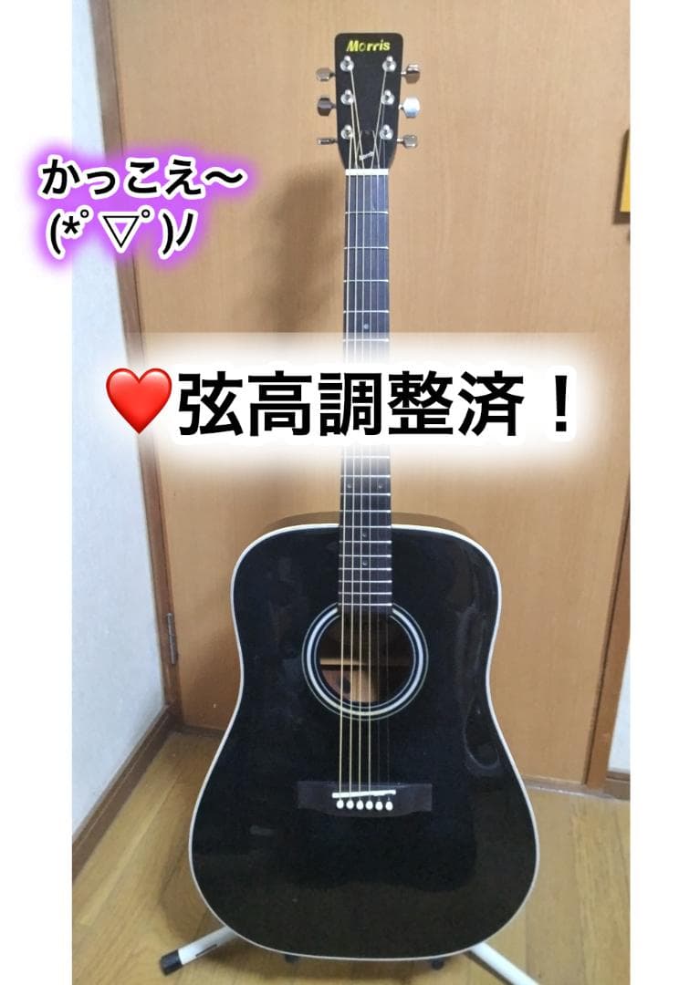 ❤️弦高調整済！「Morris モーリス W-20（寺田楽器さん）」(｀_´)ゞ