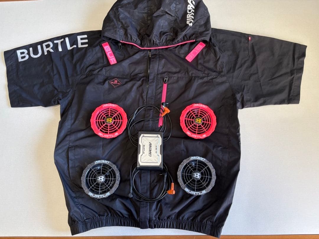 BURTLE バートル 限定 ハニーピンク アーバンブラック セット