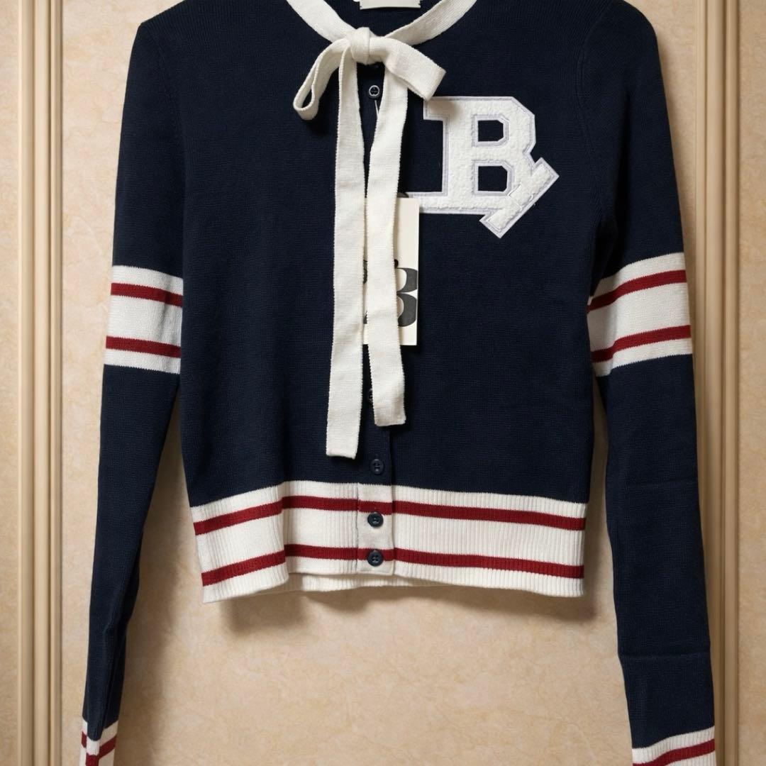 Bibiy. B.CLUB TIE CARDIGAN ネイビー 紺色 - メルカリ