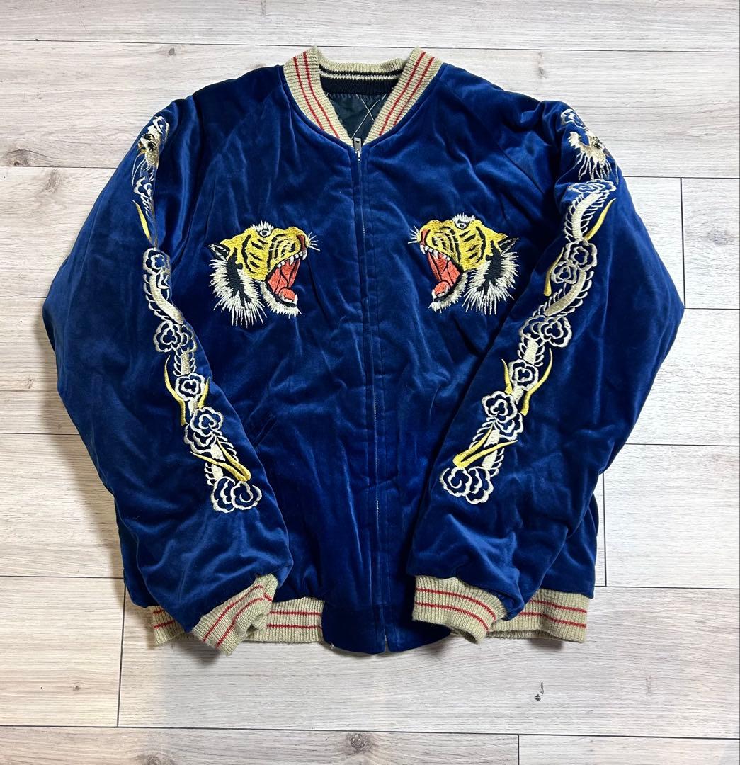 別珍 テーラー スカジャン 東洋 虎 TAILOR TOYO テーラー東洋 メンズ ライトアウター アウター 別珍