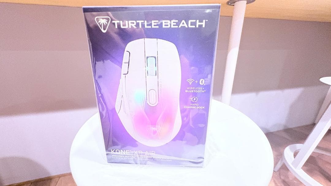 新品未開封 ゲーミングマウス kone xp air ワイヤレス 充電ドック付