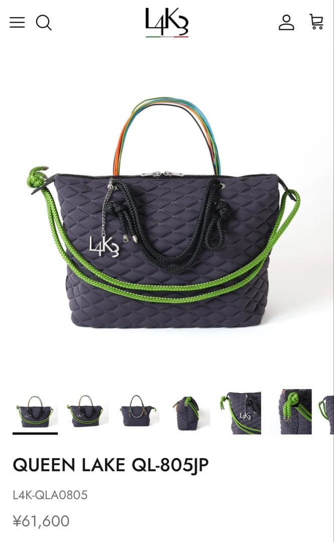 未使用】L4K3 クイーンレイク　2wayショルダーバッグ