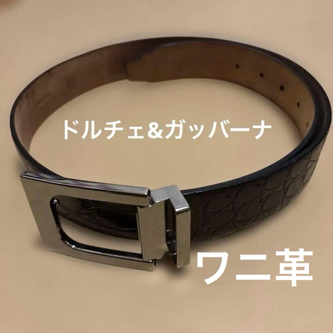 Dolce & Gabbana ワニ革ベルト　85