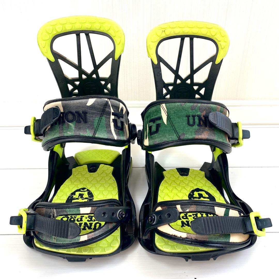 UNION スノーボード ビンディング フライトプロ カモフラ柄 迷彩柄