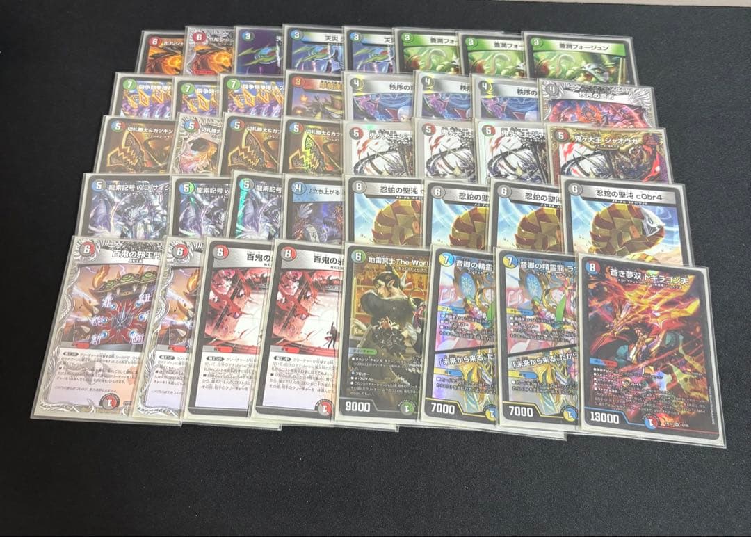 4c邪王門　デッキ　3重スリーブ付き