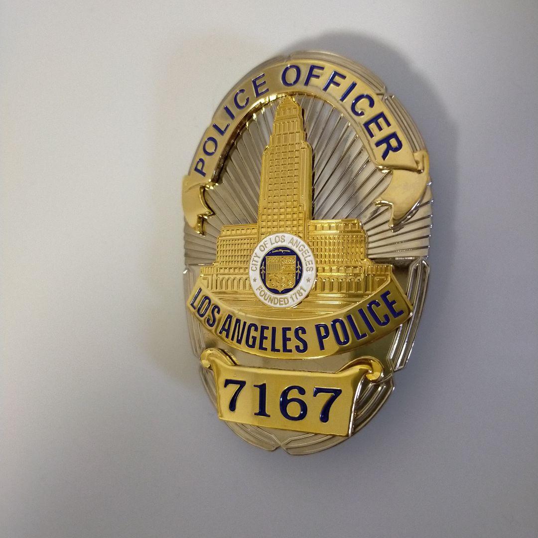 高級　LAPD　ポリスバッジ