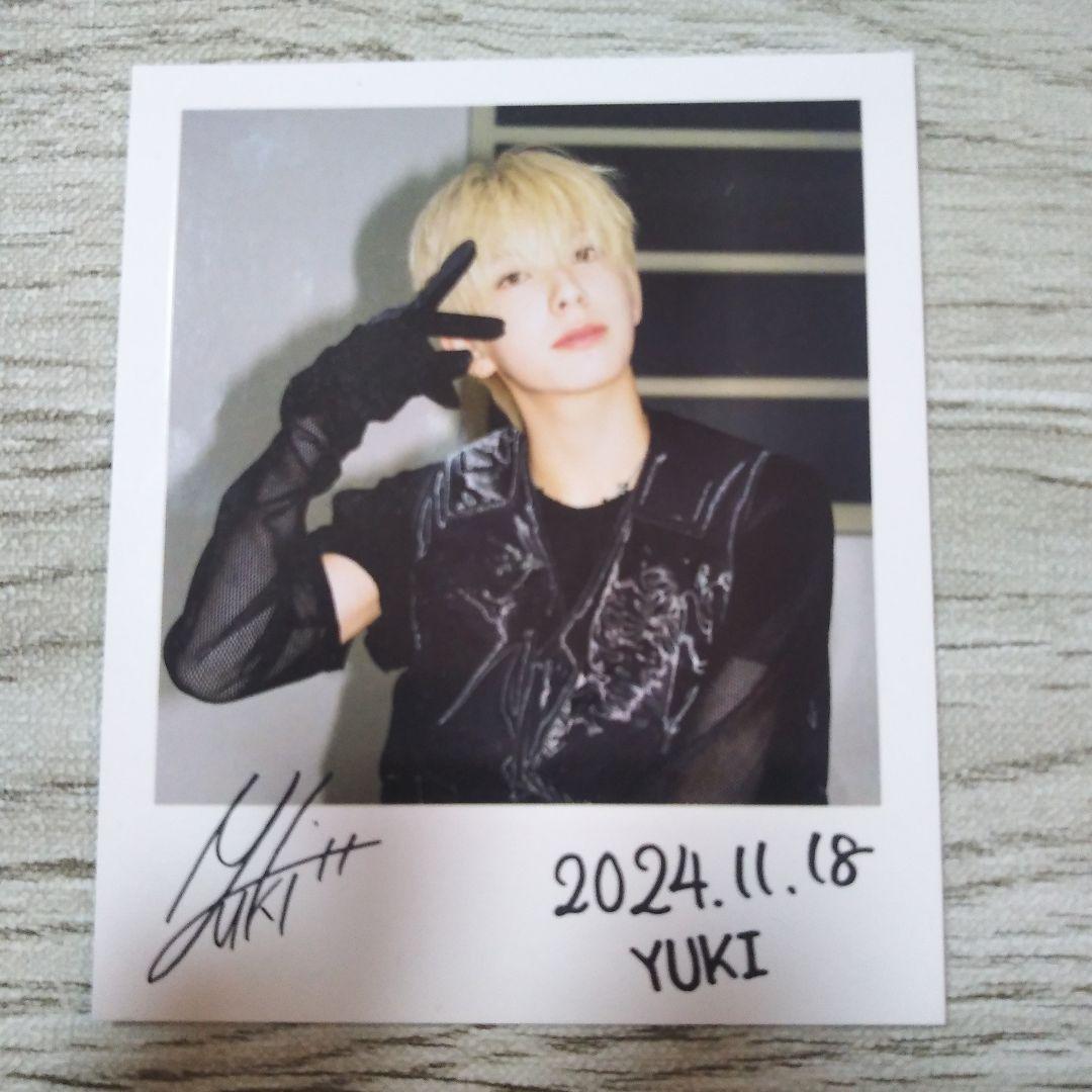 NEXZ YUKI ユウキ NALLNA サイン入りポラロイド - メルカリ