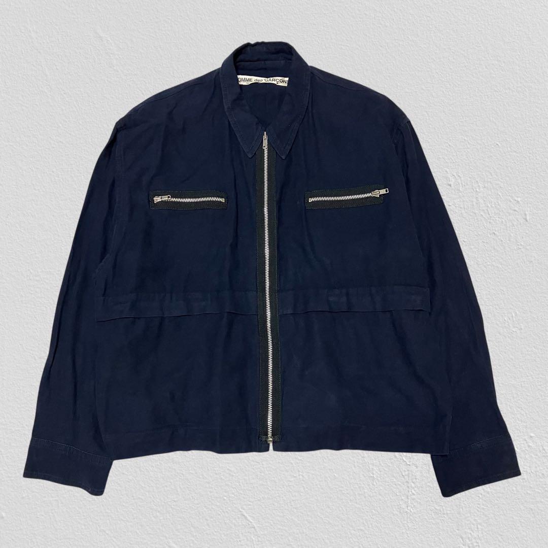 COMME des GARCONS【希少】ジップアップコットンジャケット　M