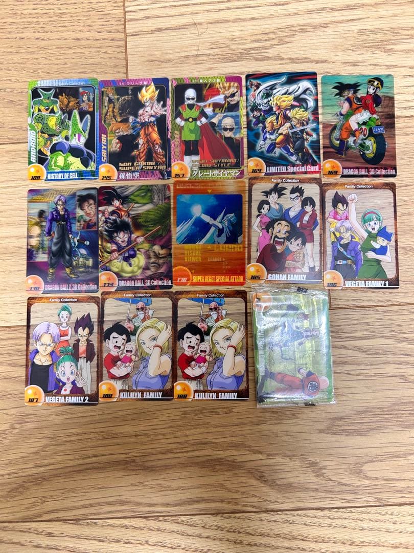 挨*由様 ドラゴンボール 3Dカード 154枚 まとめ売り ファイル おまけ