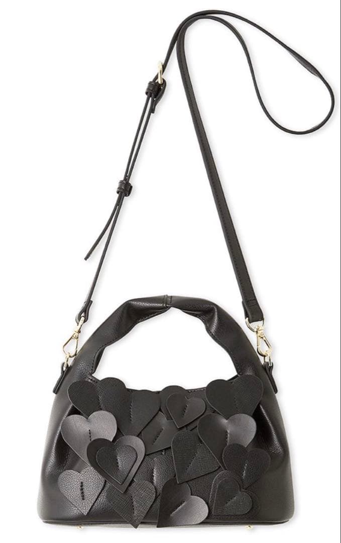セルフォード Lots of hearts bag ハートバッグ　ブラック