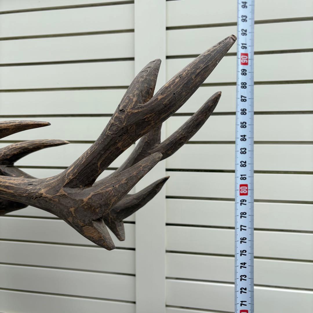 桃山時代頃 ビッグサイズ寄木鹿の置物 仏教美術 - メルカリ