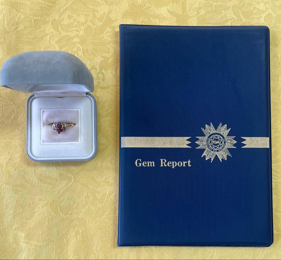 ［高品質］1.03ct 天然ルビーと天然ダイヤモンドの指輪 18金 セール中❗️