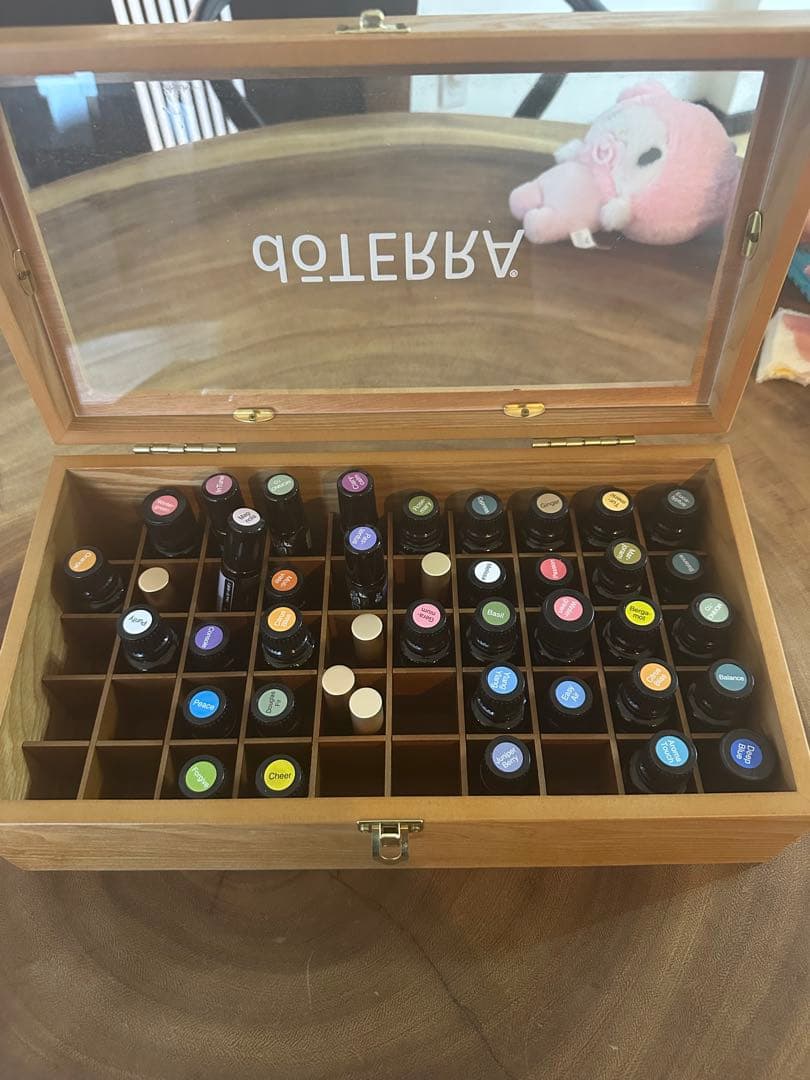 ドテラエッセンシャルオイル 41本セット 木製ボックス付き