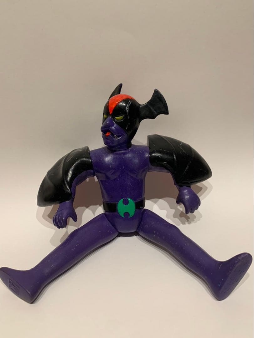 3.4.5日限定お値下げ‼️月光仮面 コウモリ男 宣弘社 紫 フィギュア