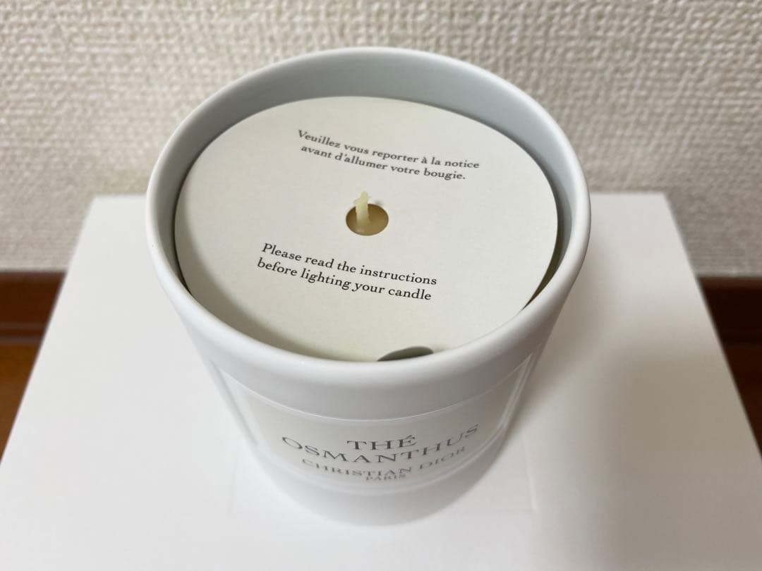 新品 DIOR クリスチャンディオール キャンドル テ オスマンサス 250g